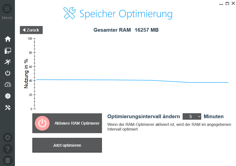 RAM Speicher Optimierung