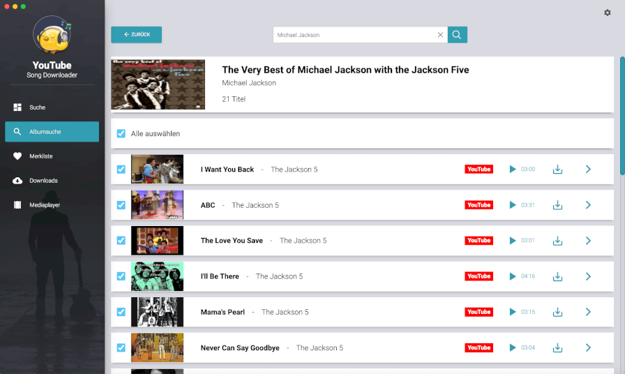 Youtube Song Downloader für Mac Musik von Youtube herunterladen
