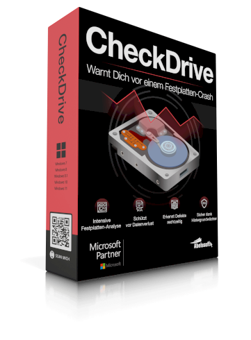 CheckDrive 2023 |�Festplatten Diagnose | Warnt vor einem Ausfall