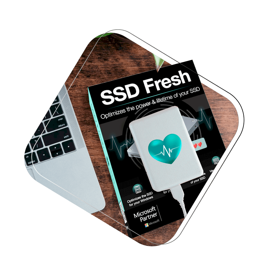 SSD Fresh significantly increases the lifespan of an SSD and protects against a sudden defect