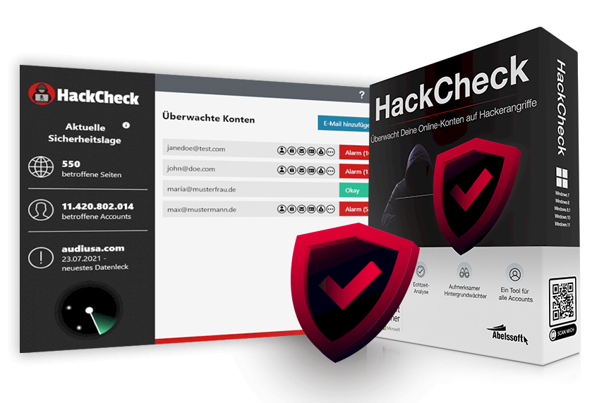 HackCheck - Dein Schutz vor zunehmender Cyber-Kriminalität
