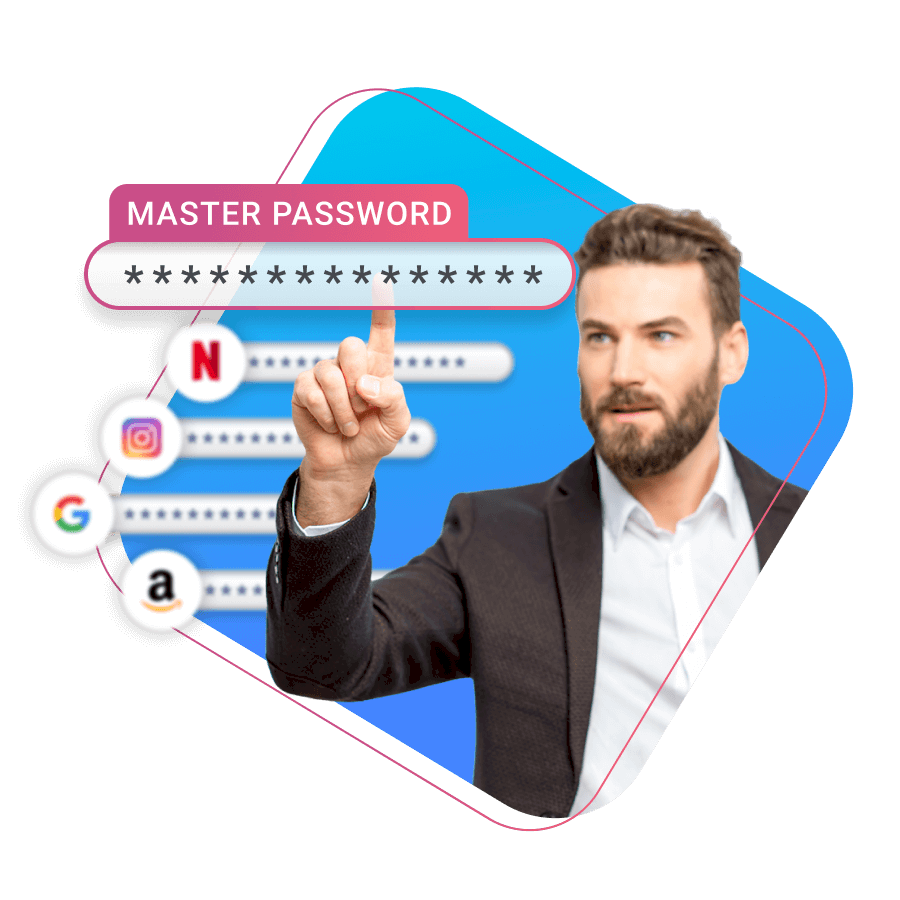 Logging in made easy with just one master password