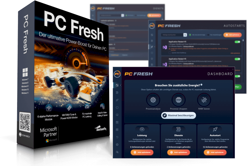 PC Fresh macht Deinen Rechner so schnell wie noch nie