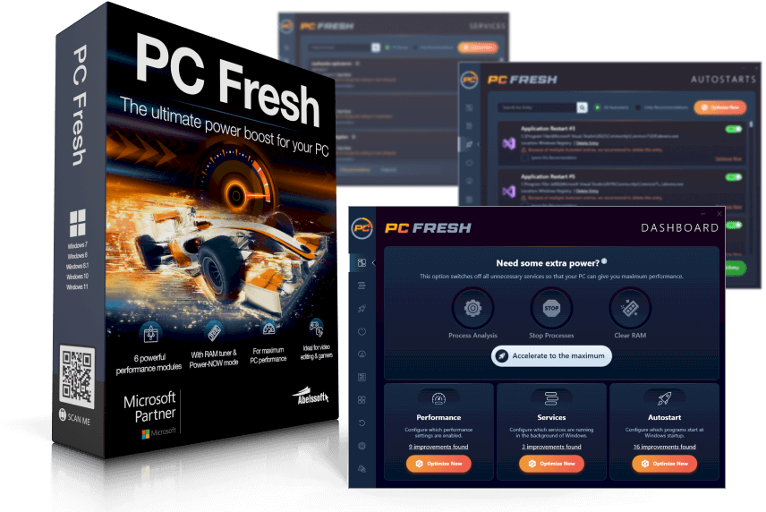 PC Fresh speeds up your computer like never before