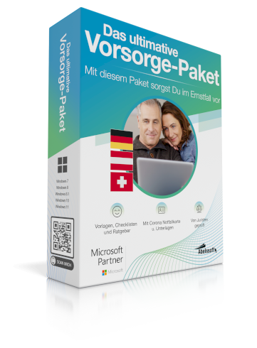 Vorsorge Paket 2025 | umfangereicher Ratgeber + Dokumente | Geprüft-image-128