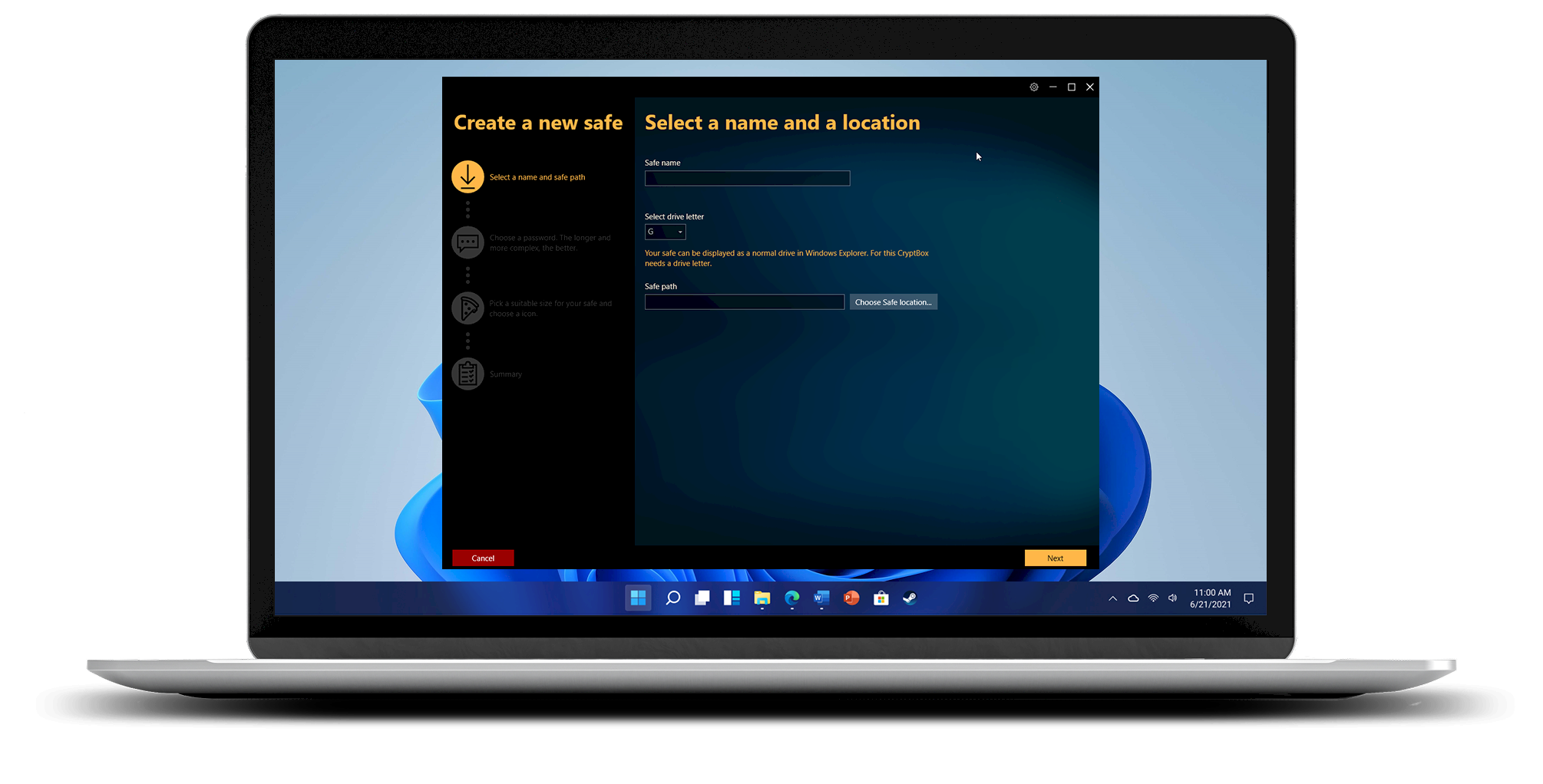 Simple user interface