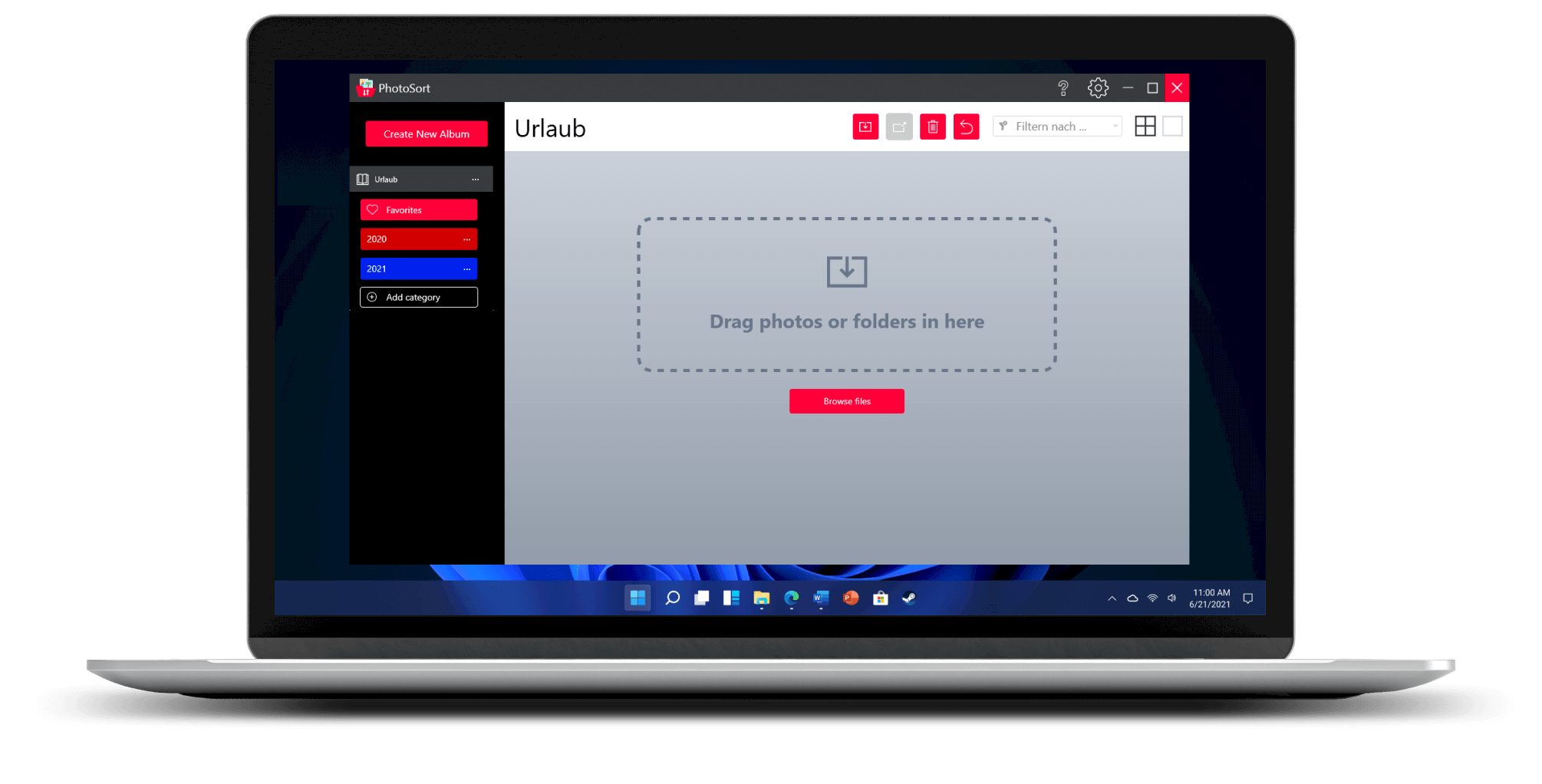 Fast and easy - thanks to drag and drop