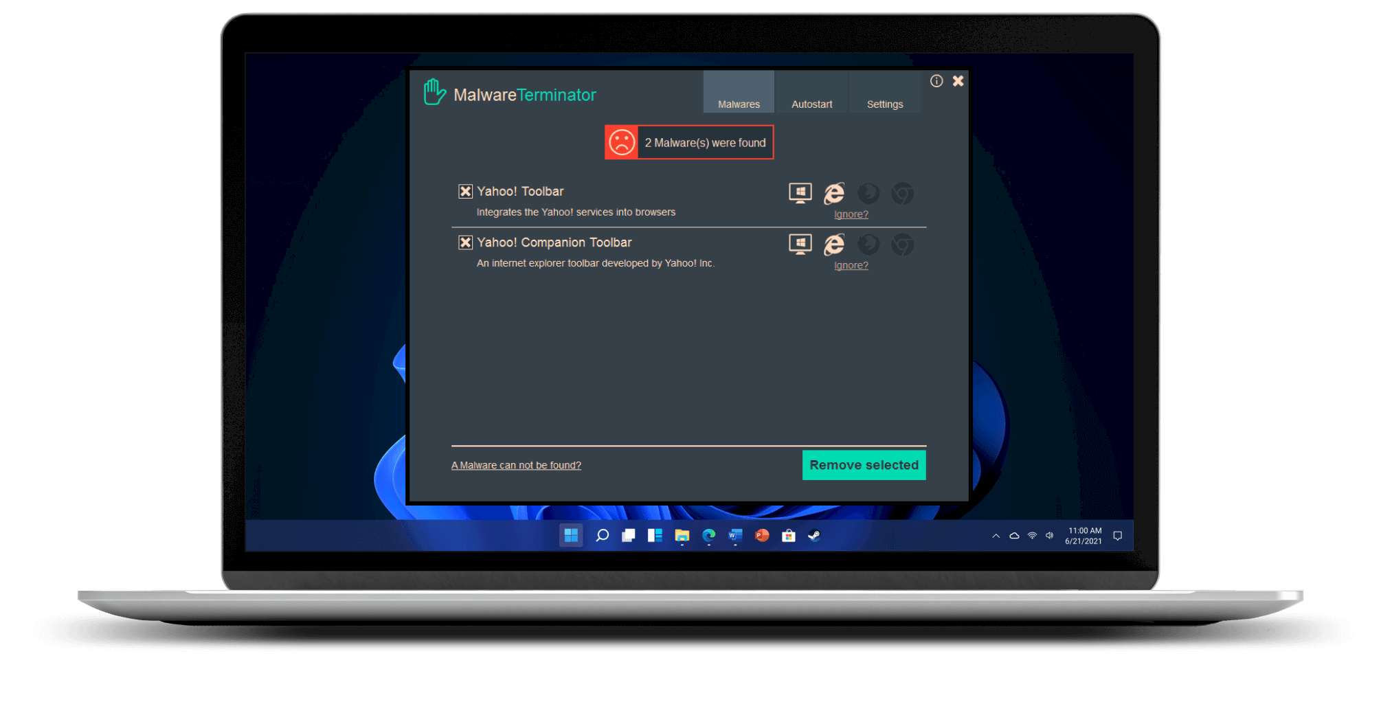 Remove malware with ease