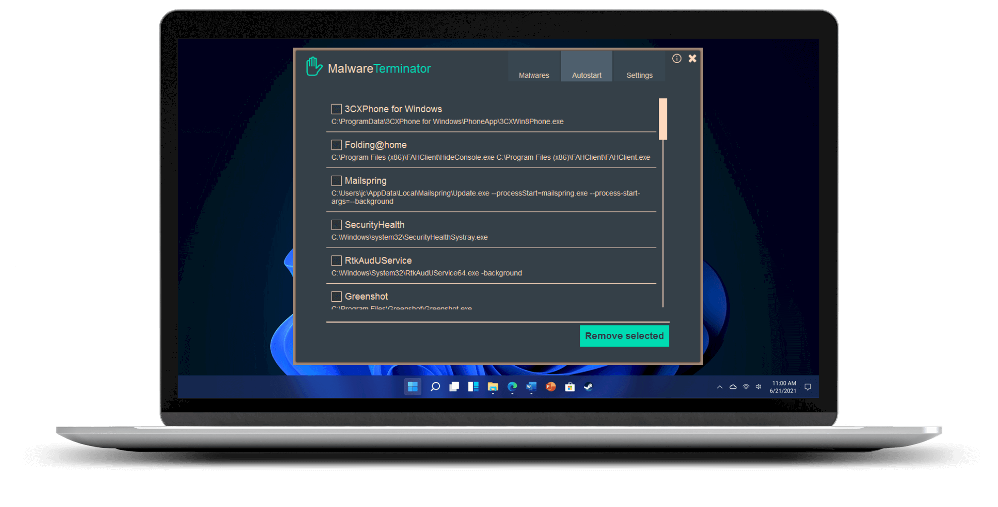 Automatically clean up autostart entries