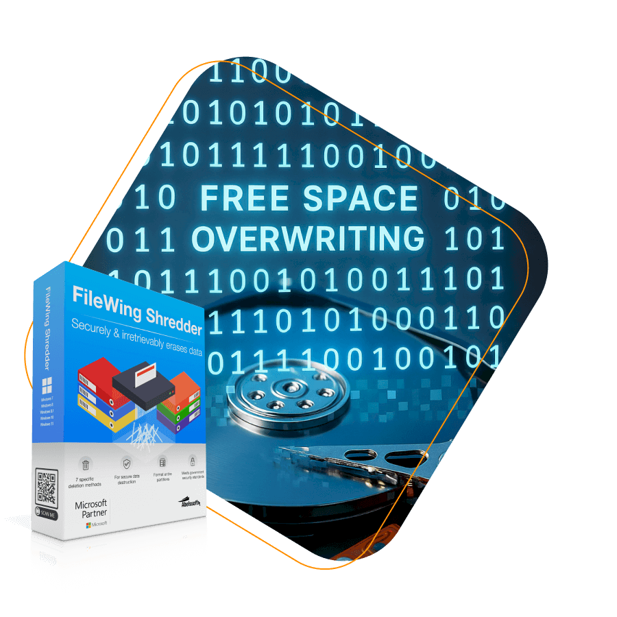Overwrite free space and format cleanly
