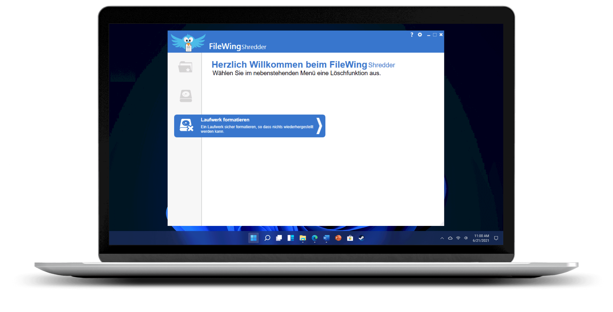 Übersichtliche Benutzeroberfläche