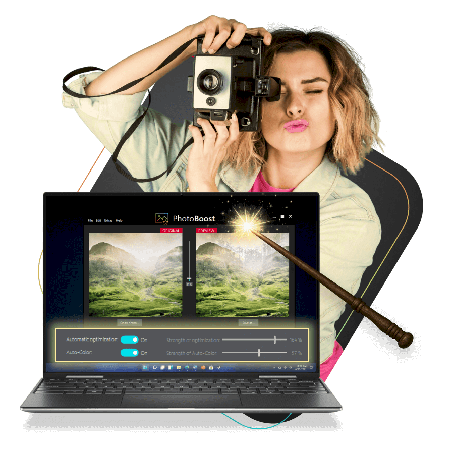 Improve photos easily with auto-optimization