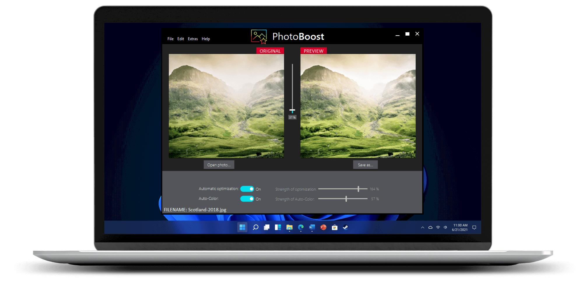 Select and optimize a photo