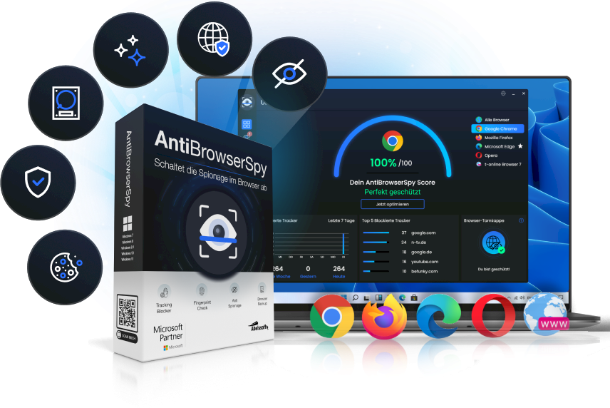 Schaltet Spionage & Tracking ab