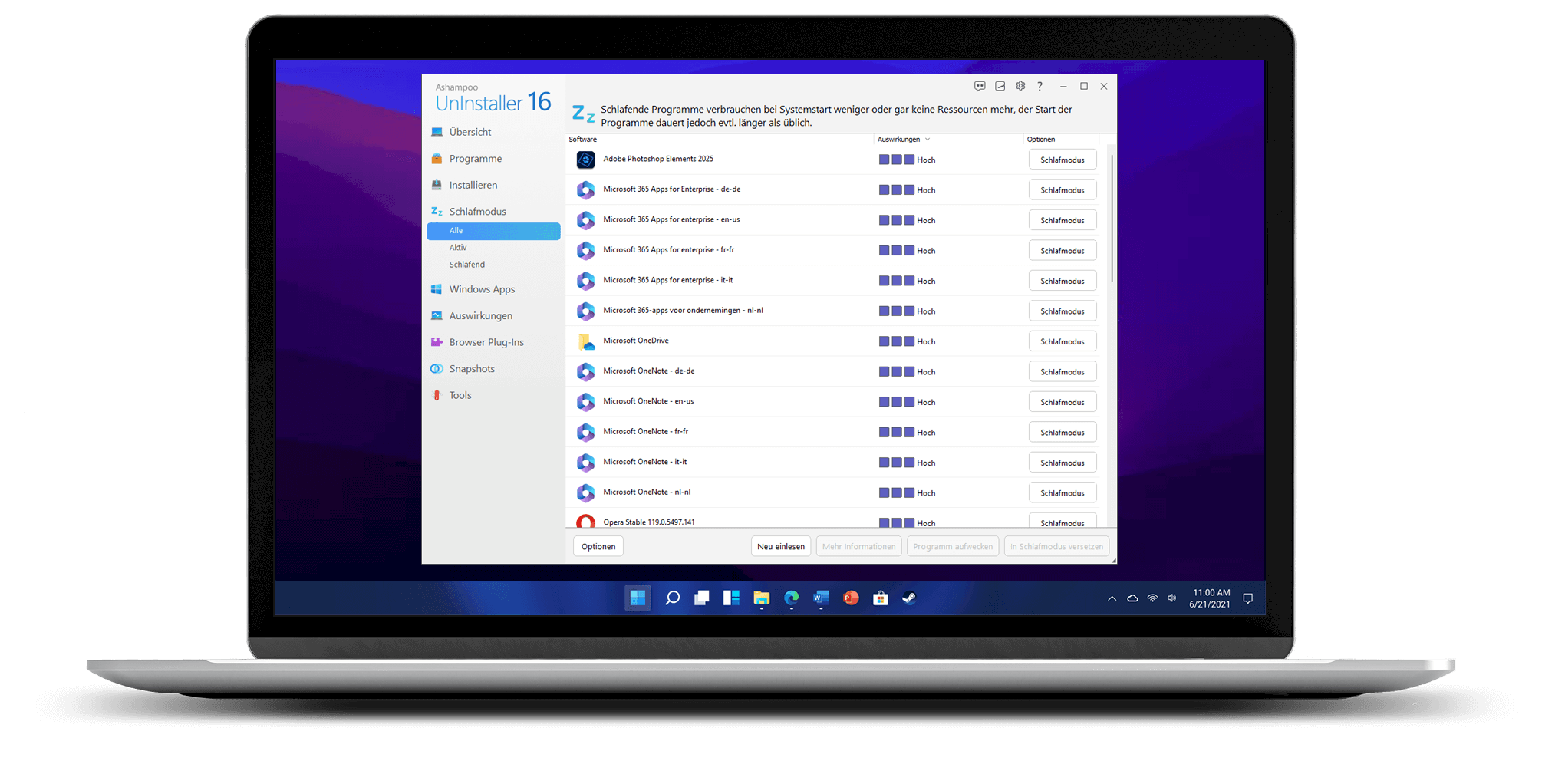 Programme rückstandslos löschen