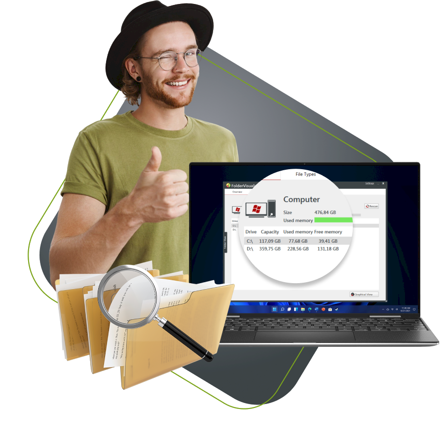 Zeigt den belegten Speicher von jedem Verzeichnis an