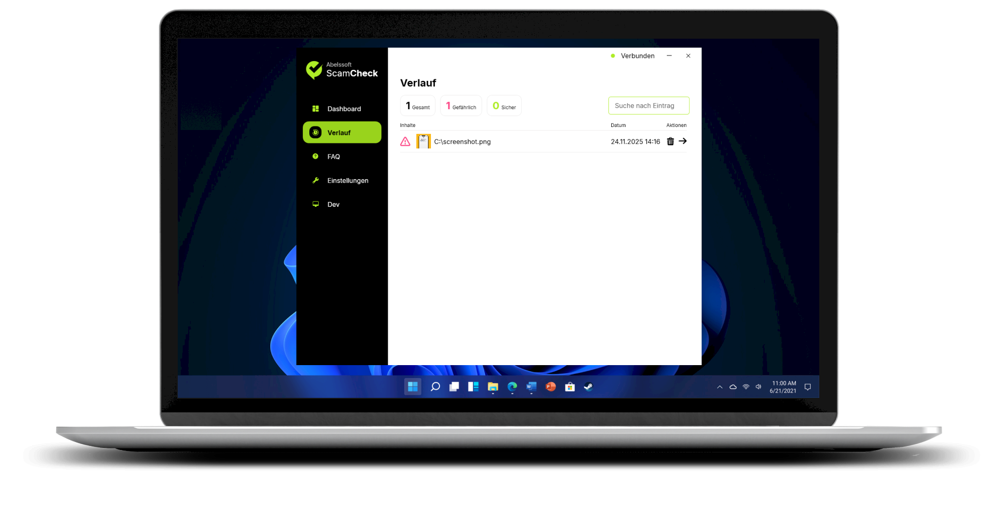 3. AI analysiert mögliche Betrugsmaschen