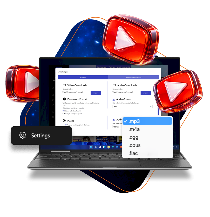 Auf YouTube Surfen und Downloaden lassen