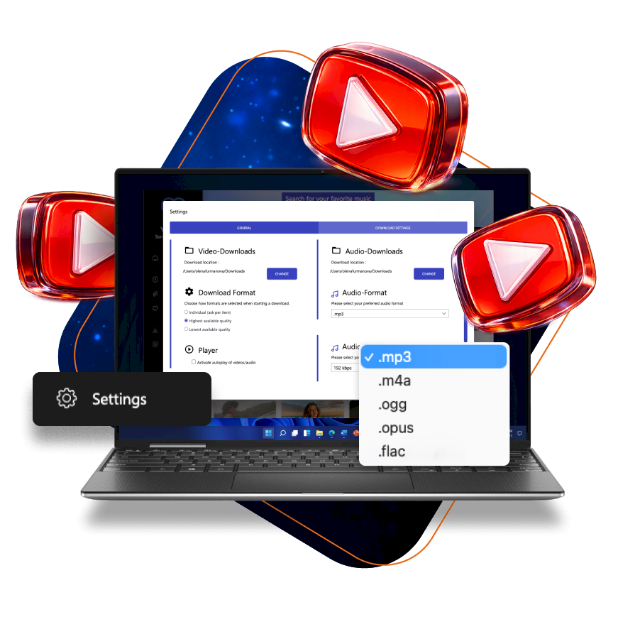 Convert music & videos to different formats