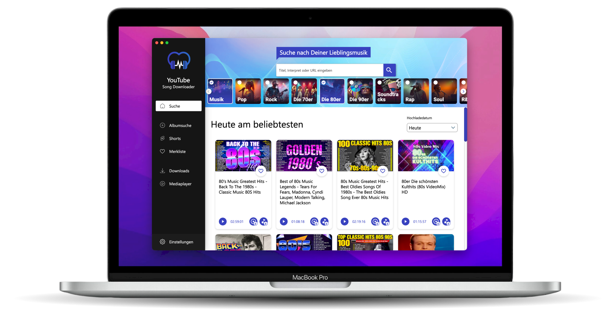 Deine Medien. Deine Interessen. Dein Downloader. 