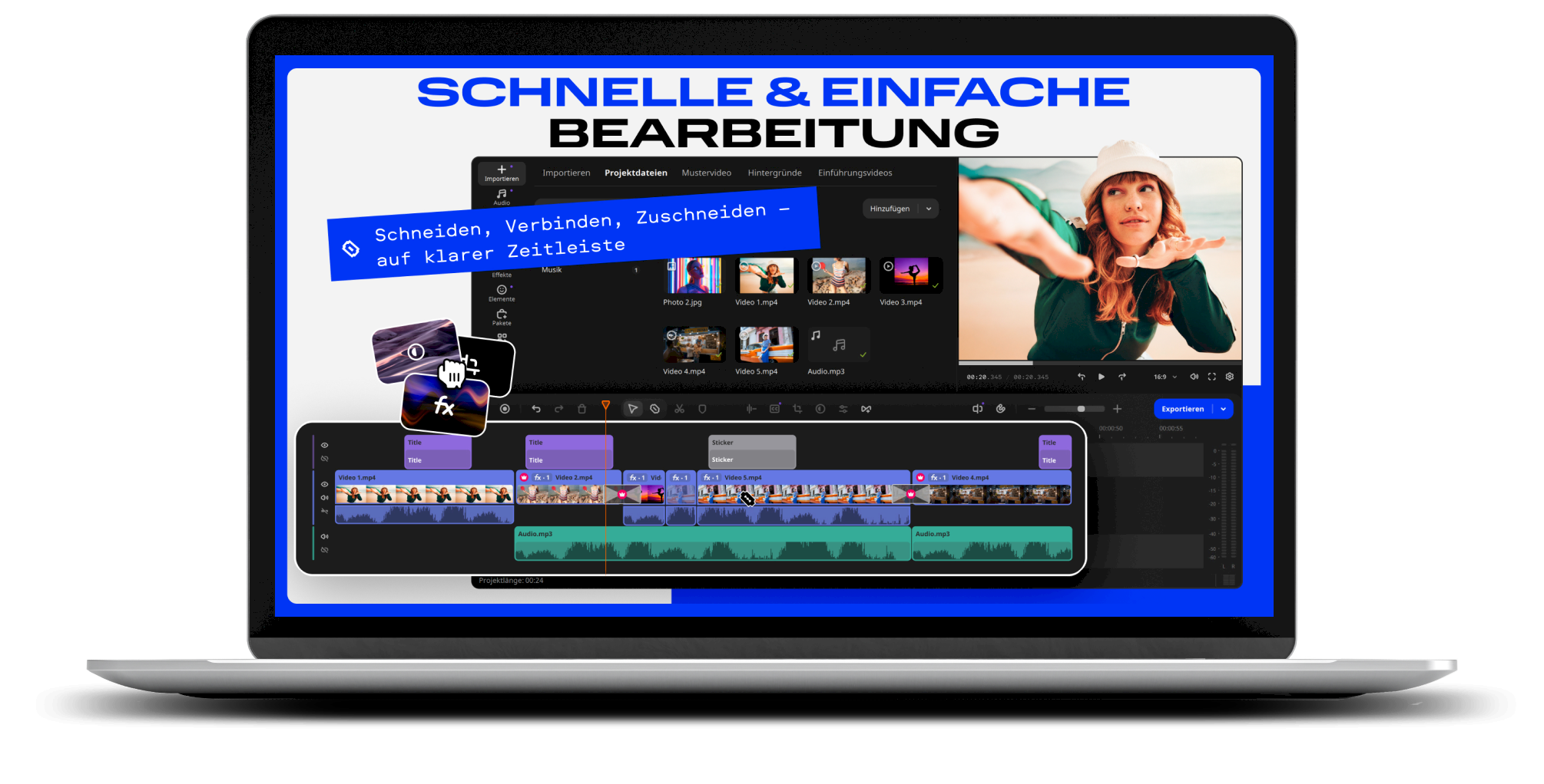 Schnelle & einfache Bearbeitung