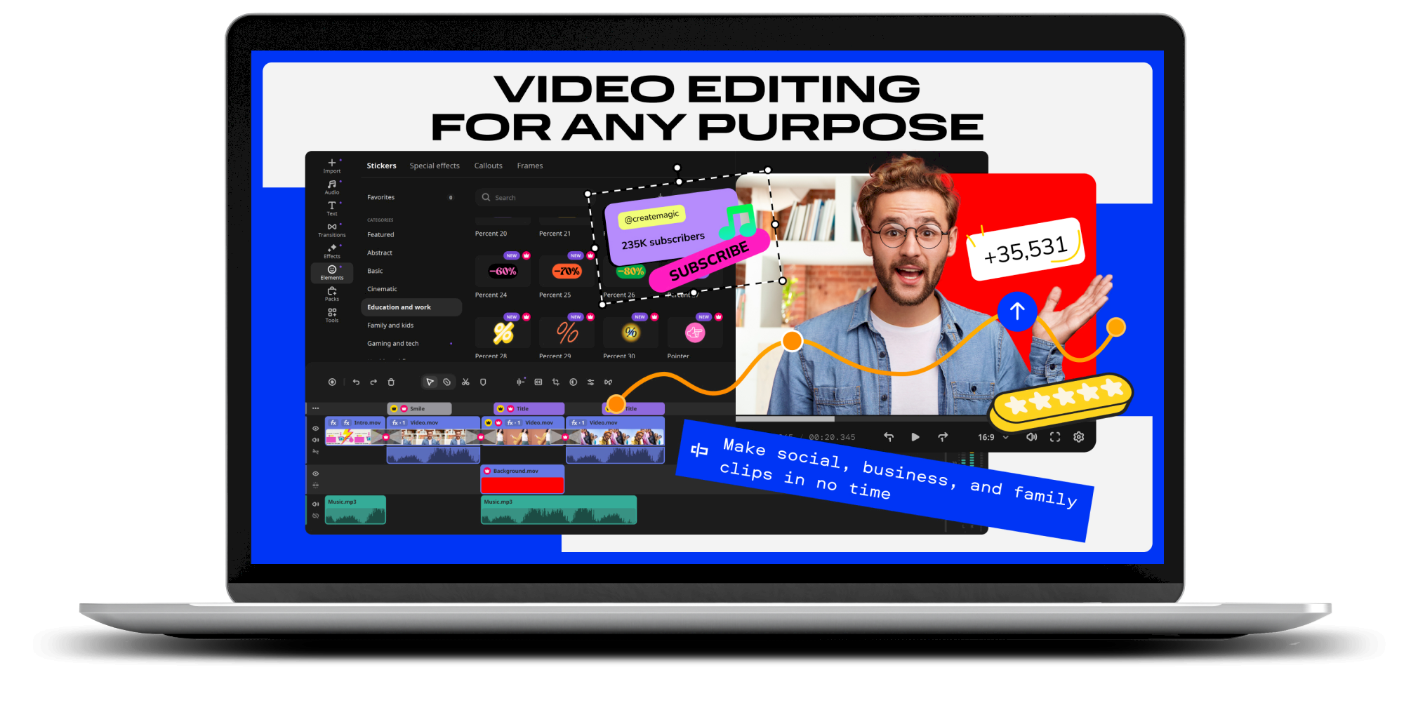 Video Editing for any Purpose