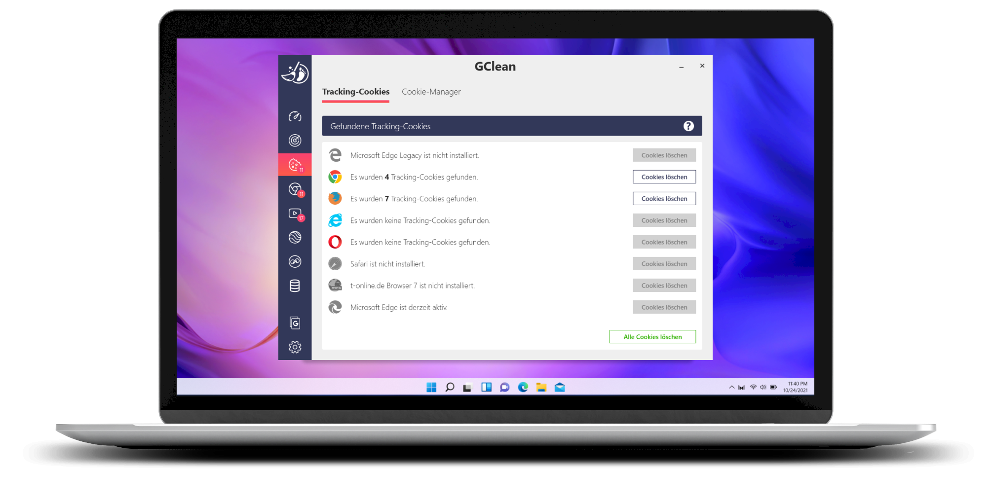 Tracking-Cookies und Cookie-Manager