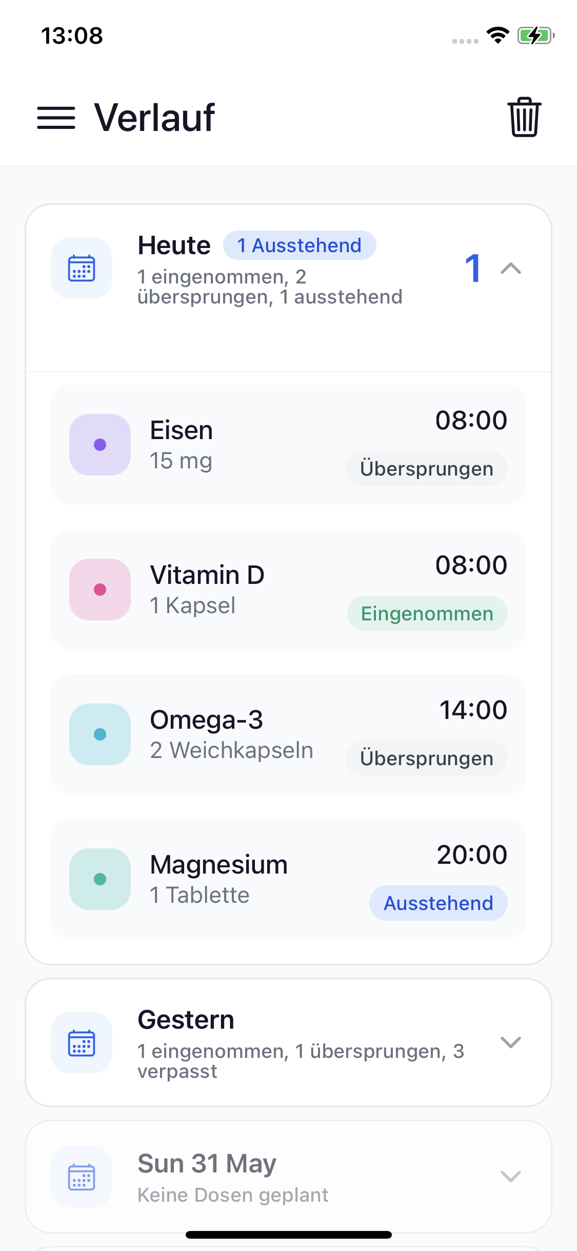Einnahmen jederzeit nachvollziehen