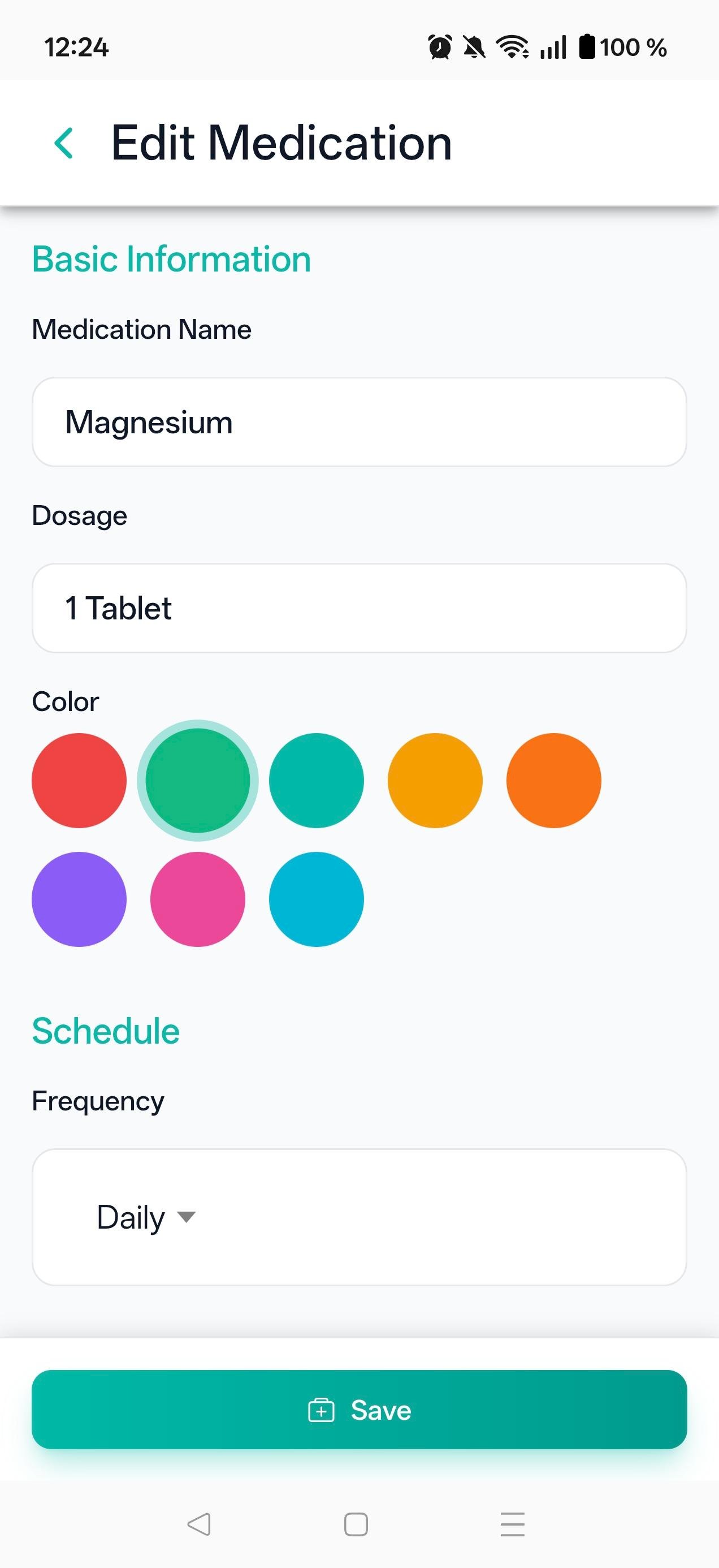Set up medications individually