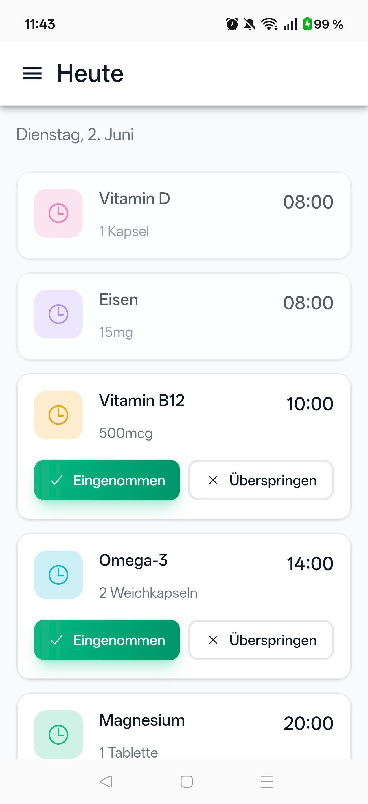 Deine Einnahmen heute im Blick