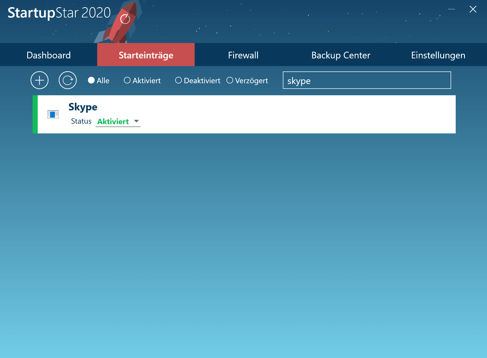 Skype Autostart unter Windows deaktivieren - Skype Eintrag suchen