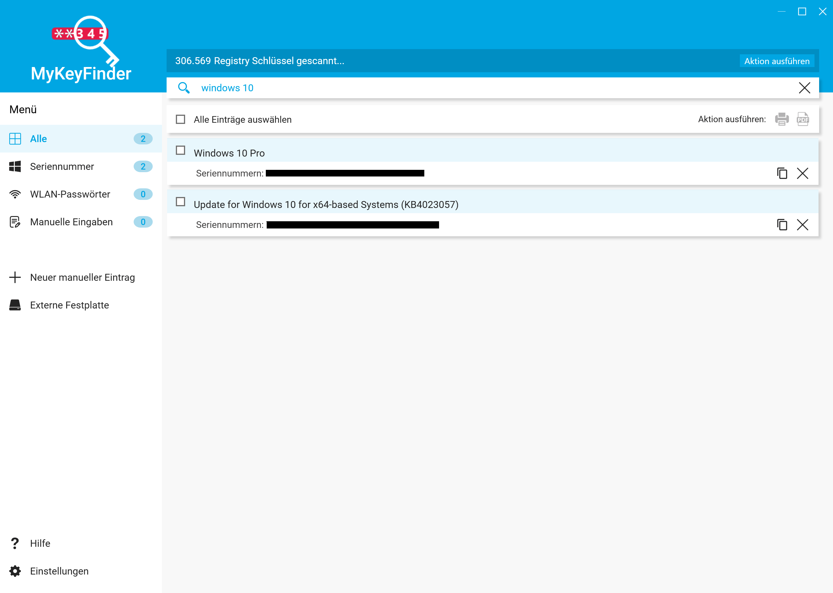 Windows 10 Key herausfinden und auslesen - Key suchen