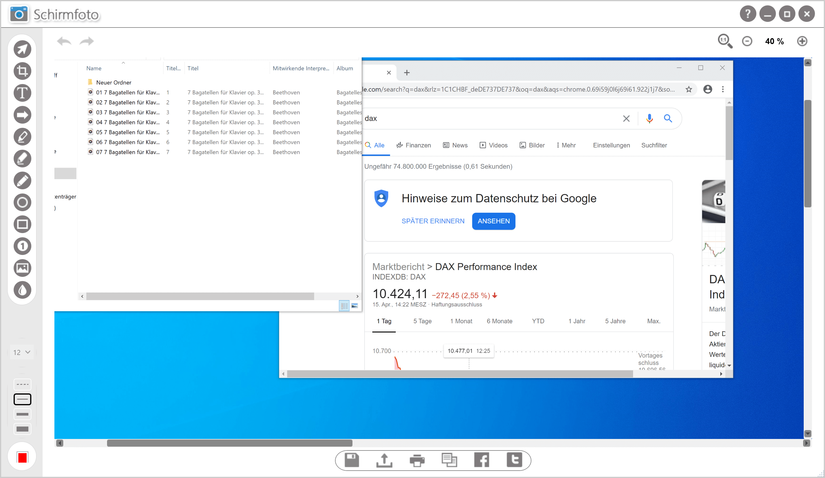 Screenshot Windows Ausschnitt machen - Ausschnitt wählen