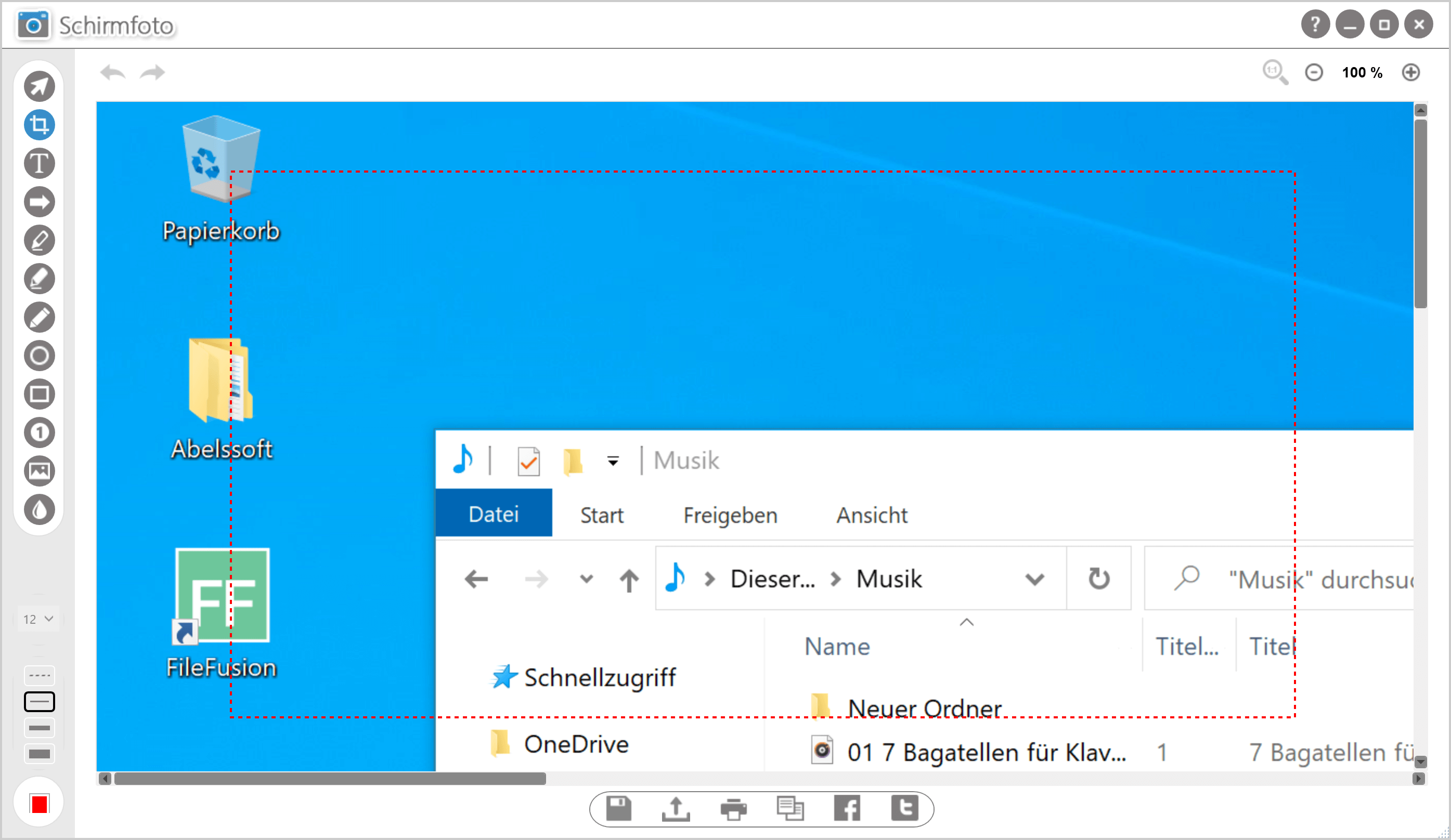 Screenshot Windows Ausschnitt machen - Bildschirmausschnitt anpassen